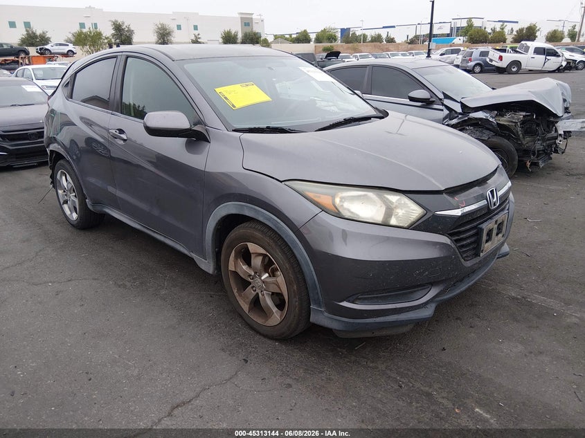 2017 Honda Hr-v VIN 3CZRU5H34HG705098 IAAI salvage auction — REAR END, Salvage Title, sold $2,750 on 2026-07-12 (photo 1)