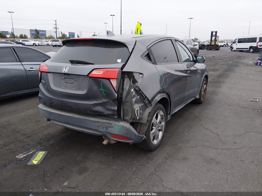 2017 Honda Hr-v VIN 3CZRU5H34HG705098 IAAI salvage auction — REAR END, Salvage Title, sold $2,750 on 2026-07-12 (photo 4)
