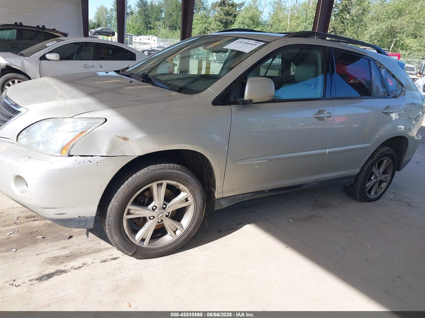 2006 Lexus Rx 400h VIN JTJHW31UX62006211 IAAI salvage auction — LEFT SIDE, Salvage (Idaho), sold $650 on 2026-07-08 (photo 6)