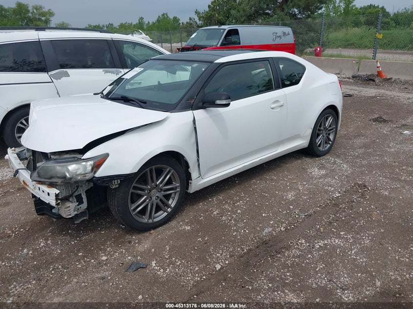 2013 Scion Tc VIN JTKJF5C77D3052134 IAAI salvage auction — FRONT END, Salvage Title, sold $275 on 2026-07-14 (photo 2)