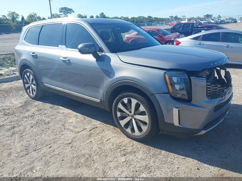 2021 Kia Telluride VIN 5XYP34HC4MG173659 IAAI salvage auction — FRONT END, Salvage Title, sold $5,450 on 2026-07-23 (photo 1)