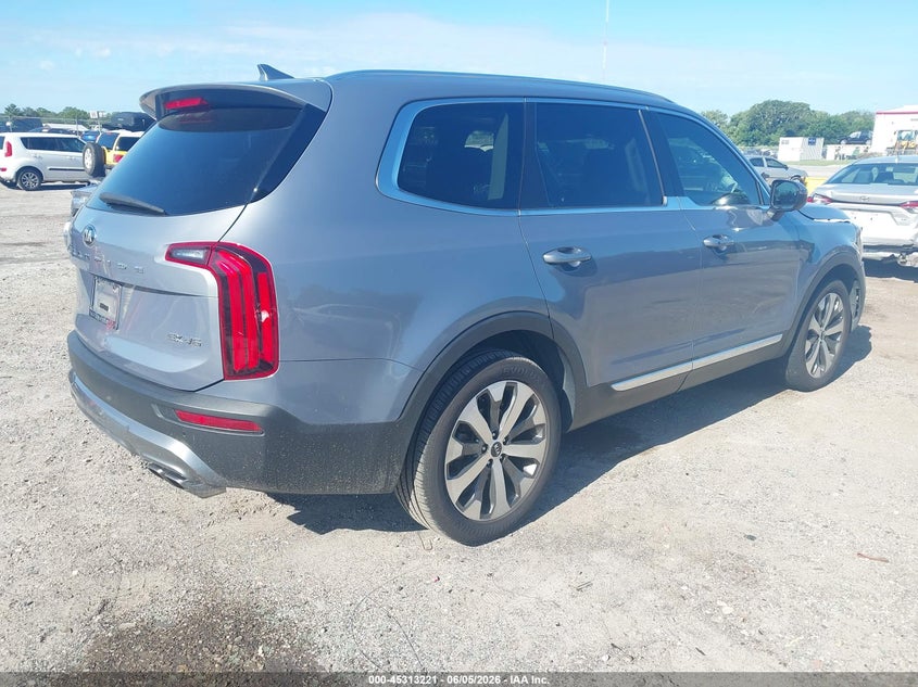 2021 Kia Telluride VIN 5XYP34HC4MG173659 IAAI salvage auction — FRONT END, Salvage Title, sold $5,450 on 2026-07-23 (photo 4)