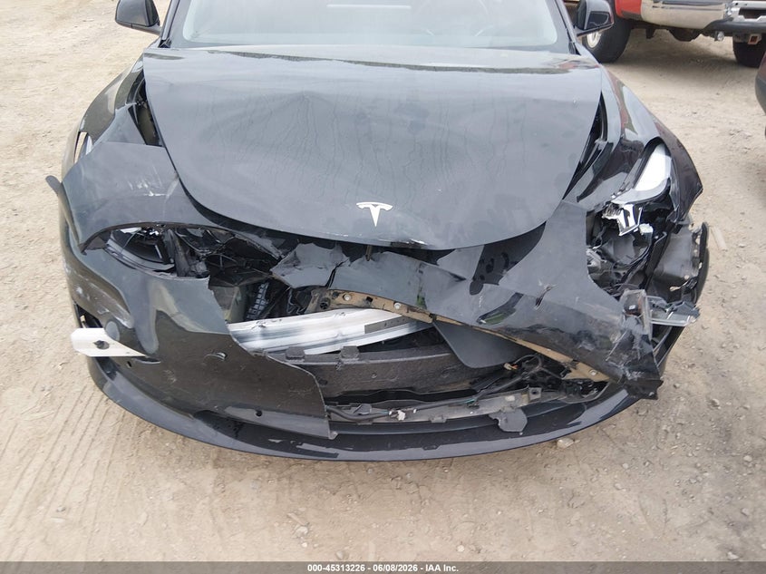 2022 Tesla Model 3 VIN 5YJ3E1EB3NF228579 IAAI salvage auction — FRONT END, Salvage Title, sold $7,600 on 2026-07-31 (photo 6)
