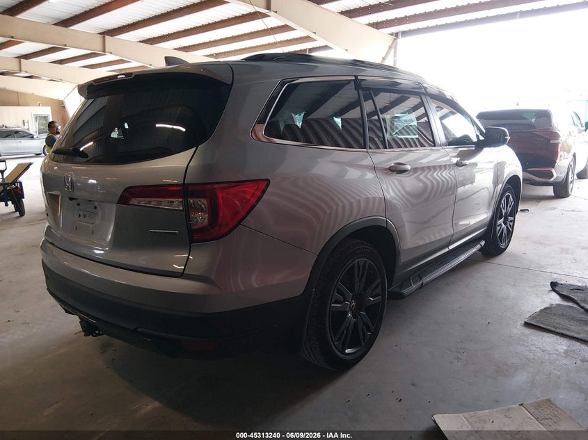 2021 Honda Pilot VIN 5FNYF5H27MB014943 IAAI salvage auction — FRONT END, Salvage Title, sold $11,200 on 2026-07-28 (photo 4)