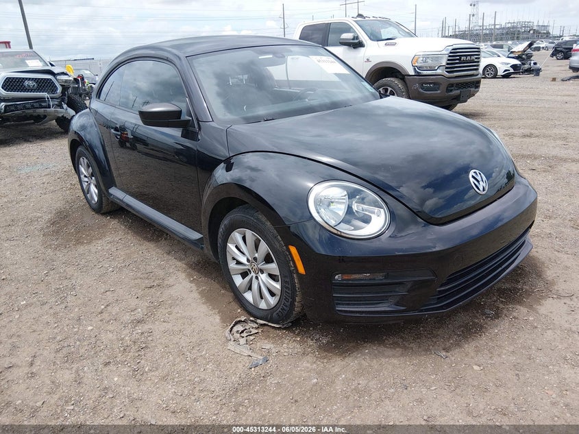 2017 Volkswagen Beetle VIN 3VWF17AT4HM611647 IAAI salvage auction — SIDE, Salvage Title, sold $2,050 on 2026-07-22 (photo 1)