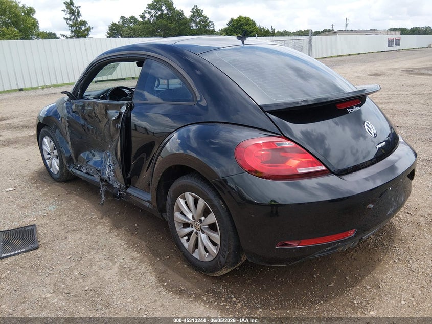 2017 Volkswagen Beetle VIN 3VWF17AT4HM611647 IAAI salvage auction — SIDE, Salvage Title, sold $2,050 on 2026-07-22 (photo 3)