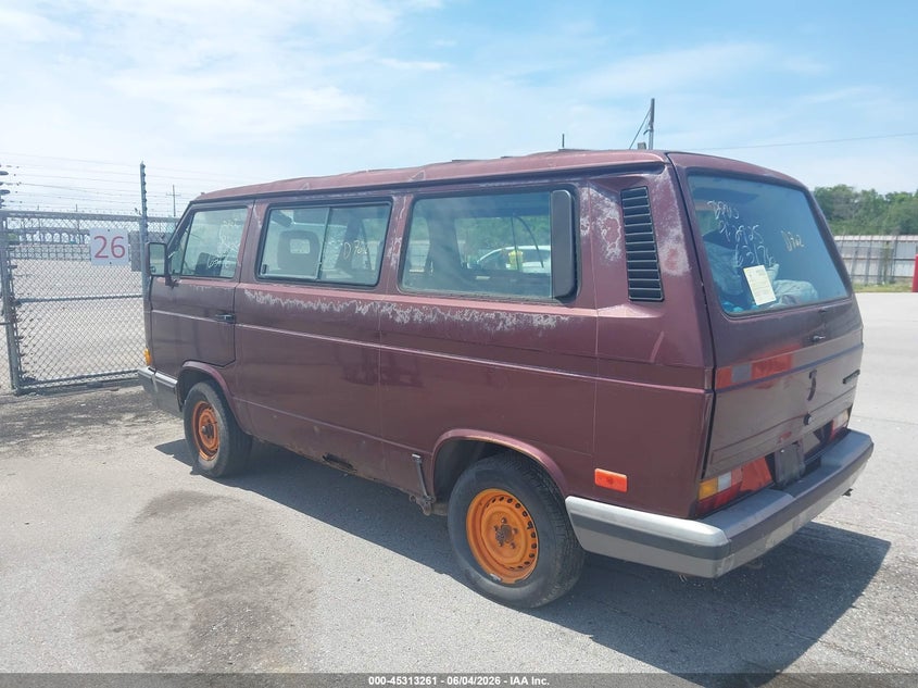 1990 Volkswagen VIN WV2YB0259LH051641 IAAI salvage auction — ALL OVER, Clear (Louisiana), sold $550 on 2026-07-29 (photo 3)