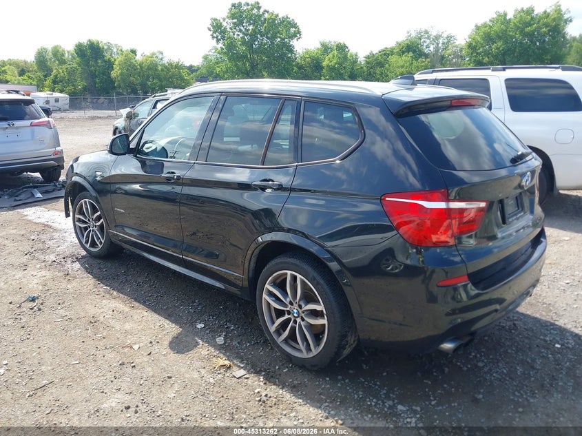 2015 BMW X3 VIN 5UXWX9C5XF0D47489 IAAI salvage auction — FRONT END, Salvage Title, sold $2,850 on 2026-07-19 (photo 3)