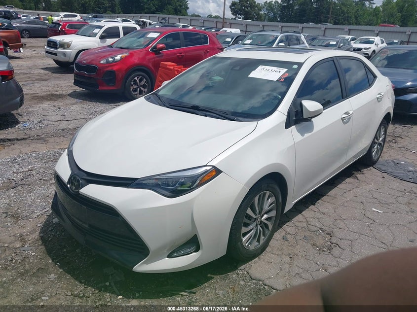 2019 Toyota Corolla VIN 5YFBURHE7KP905765 IAAI salvage auction — LEFT FRONT, Salvage (Georgia), sold $4,600 on 2026-07-22 (photo 2)