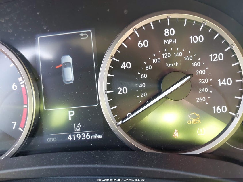 2021 Lexus VIN JTJDARDZ7M2246045 IAAI salvage auction — LEFT FRONT, Salvage Title, sold $8,050 on 2026-07-21 (photo 7)