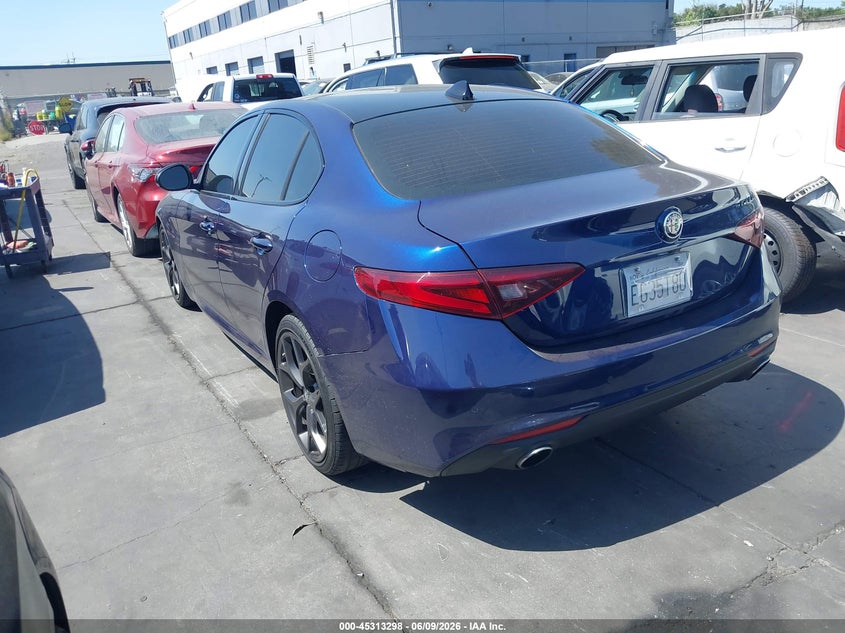 2021 Alfa romeo Giulia VIN ZARFAMBN7M7645304 IAAI salvage auction — FRONT END, Salvage Certificate (California), sold $3,050 on 2026-07-15 (photo 3)