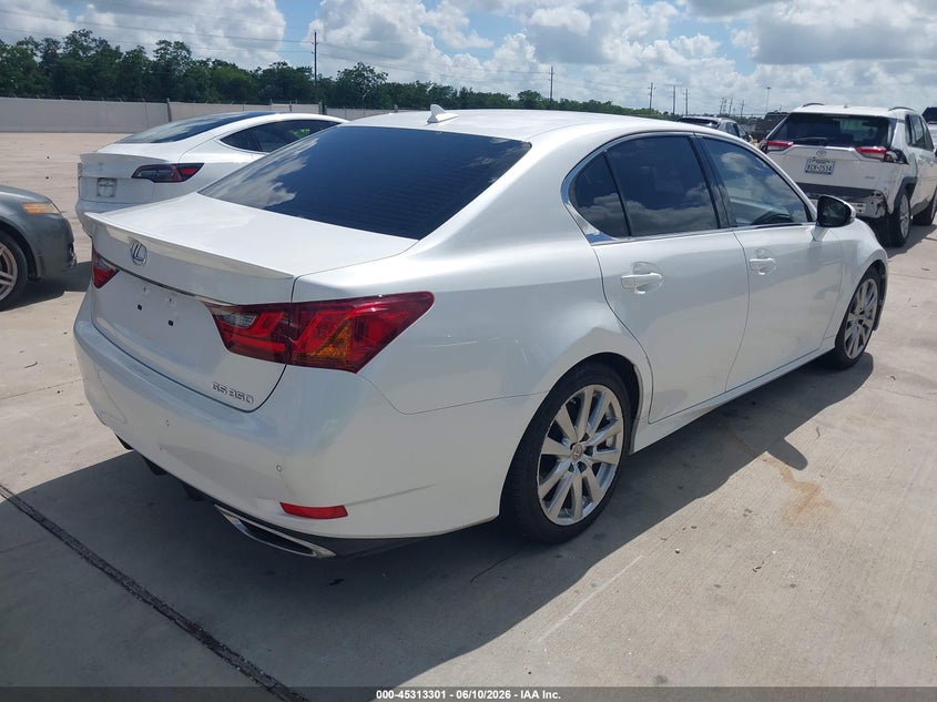 2014 Lexus Gs VIN JTHBE1BL8E5031366 IAAI salvage auction — WATER/FLOOD, Salvage (Texas), sold $2,800 on 2026-07-17 (photo 4)