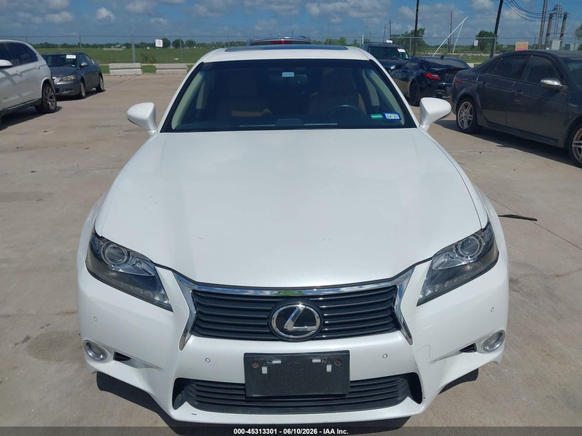 2014 Lexus Gs VIN JTHBE1BL8E5031366 IAAI salvage auction — WATER/FLOOD, Salvage (Texas), sold $2,800 on 2026-07-17 (photo 6)