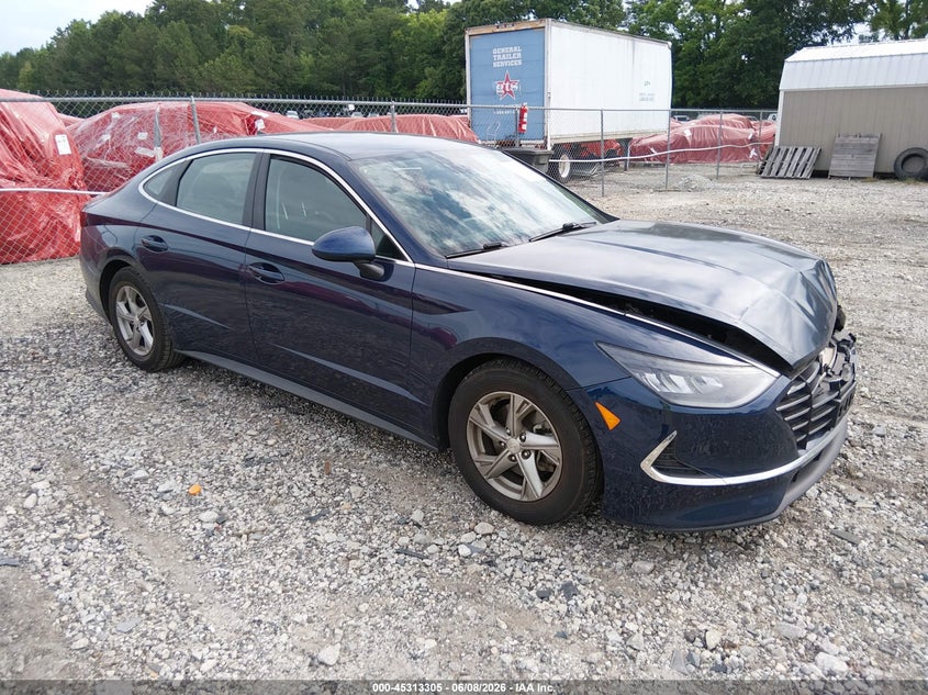 2021 Hyundai Sonata VIN 5NPEG4JA1MH111052 IAAI salvage auction — FRONT END, Salvage Title, sold $3,100 on 2026-07-17 (photo 1)