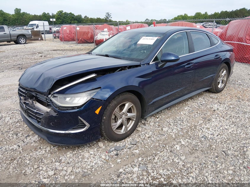 2021 Hyundai Sonata VIN 5NPEG4JA1MH111052 IAAI salvage auction — FRONT END, Salvage Title, sold $3,100 on 2026-07-17 (photo 2)