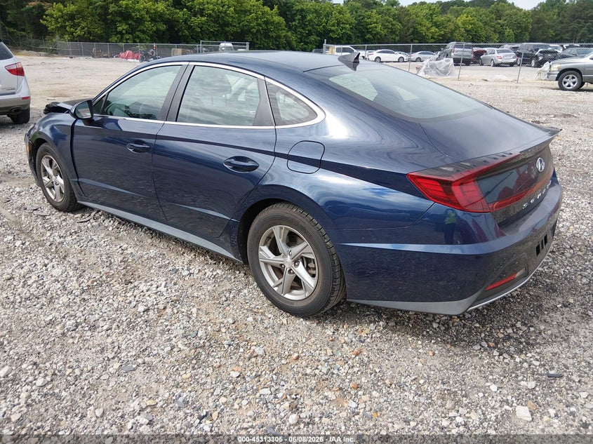 2021 Hyundai Sonata VIN 5NPEG4JA1MH111052 IAAI salvage auction — FRONT END, Salvage Title, sold $3,100 on 2026-07-17 (photo 3)
