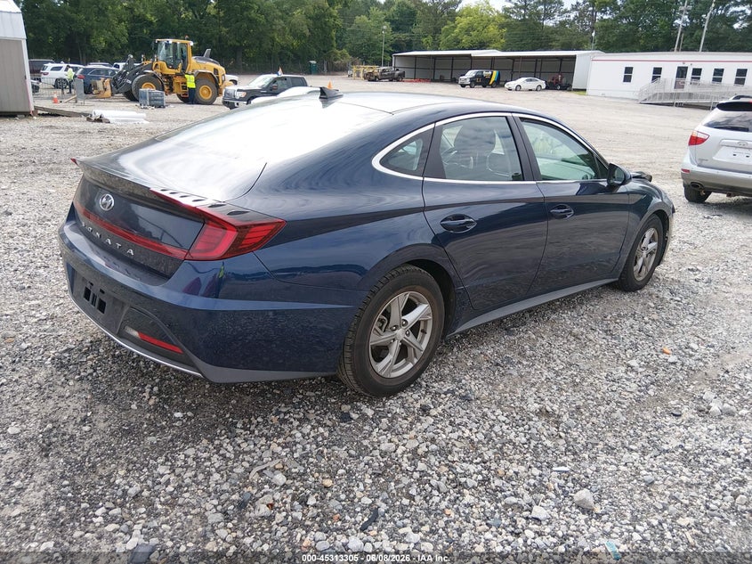 2021 Hyundai Sonata VIN 5NPEG4JA1MH111052 IAAI salvage auction — FRONT END, Salvage Title, sold $3,100 on 2026-07-17 (photo 4)