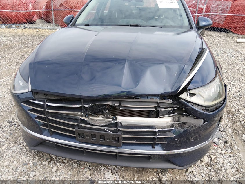 2021 Hyundai Sonata VIN 5NPEG4JA1MH111052 IAAI salvage auction — FRONT END, Salvage Title, sold $3,100 on 2026-07-17 (photo 6)