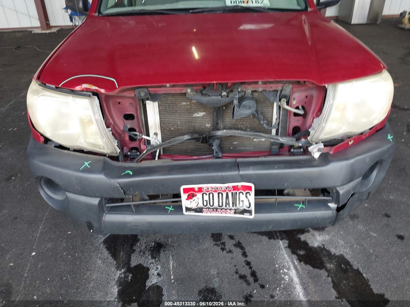 2005 Toyota Tacoma VIN 5TENX22N35Z013435 IAAI salvage auction — FRONT & REAR, Salvage (Georgia), sold $2,550 on 2026-07-23 (photo 6)