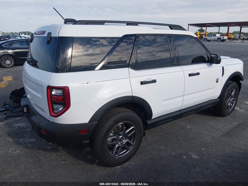 2025 Ford Bronco sport VIN 3FMCR9BN9SRE67660 IAAI salvage auction — LEFT FRONT, Salvage Title, sold $6,600 on 2026-07-31 (photo 4)