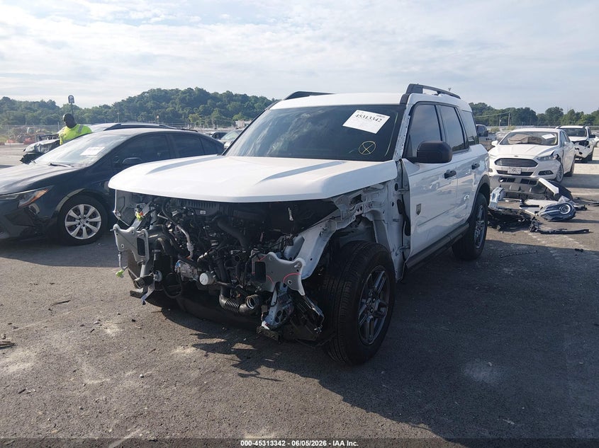 2025 Ford Bronco sport VIN 3FMCR9BN9SRE67660 IAAI salvage auction — LEFT FRONT, Salvage Title, sold $6,600 on 2026-07-31 (photo 6)