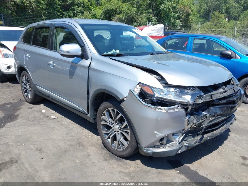 2017 Mitsubishi Outlander VIN JA4AD3A34HZ023639 IAAI salvage auction — FRONT END, Salvage Title, sold $1,475 on 2026-07-16 (photo 1)