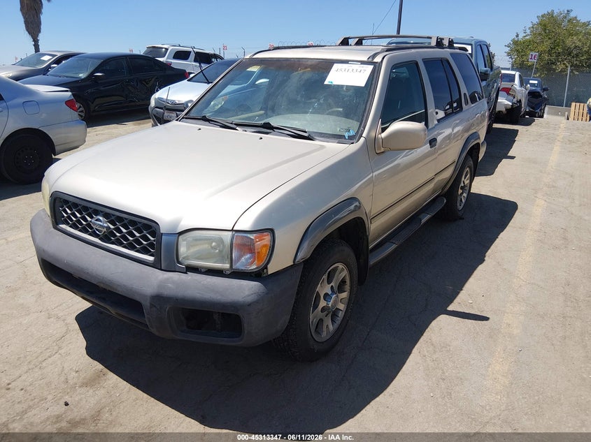 2000 Nissan Pathfinder VIN JN8AR07Y3YW442015 IAAI salvage auction — SIDE, Salvage (California), sold $525 on 2026-07-29 (photo 2)