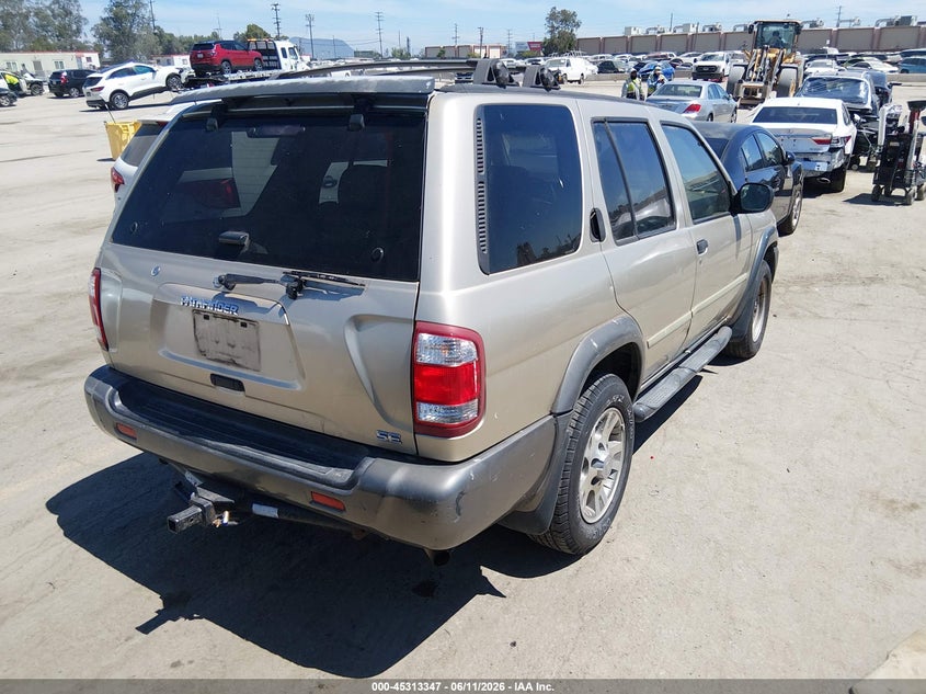 2000 Nissan Pathfinder VIN JN8AR07Y3YW442015 IAAI salvage auction — SIDE, Salvage (California), sold $525 on 2026-07-29 (photo 4)