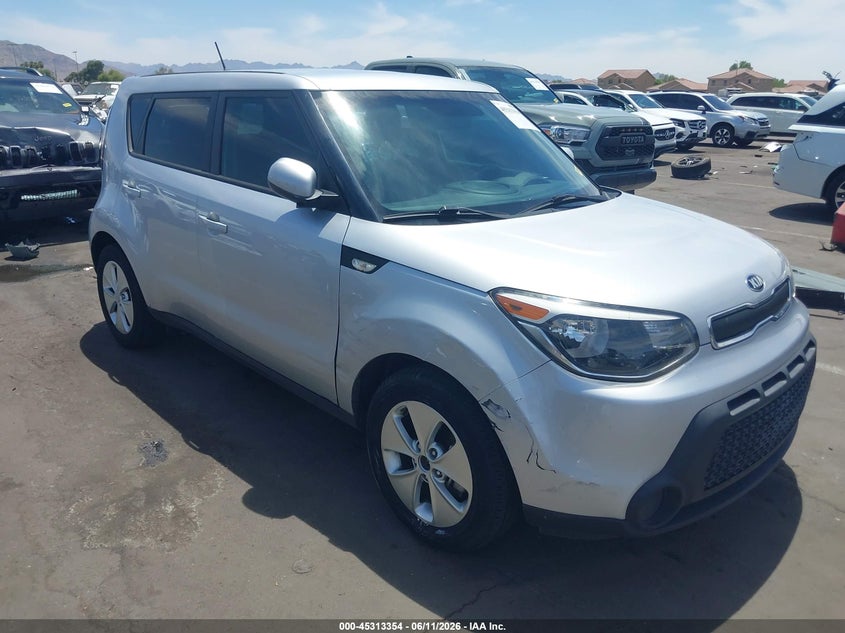 2014 Kia Soul VIN KNDJN2A21E7714249 IAAI salvage auction — THEFT, Salvage (Arizona), sold $2,150 on 2026-07-14 (photo 1)