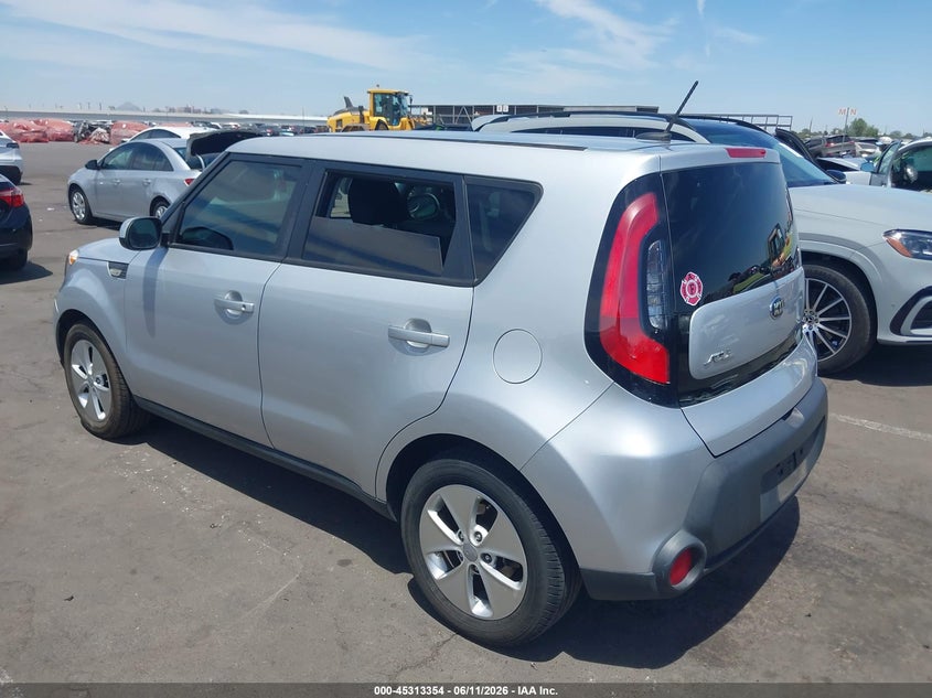 2014 Kia Soul VIN KNDJN2A21E7714249 IAAI salvage auction — THEFT, Salvage (Arizona), sold $2,150 on 2026-07-14 (photo 3)