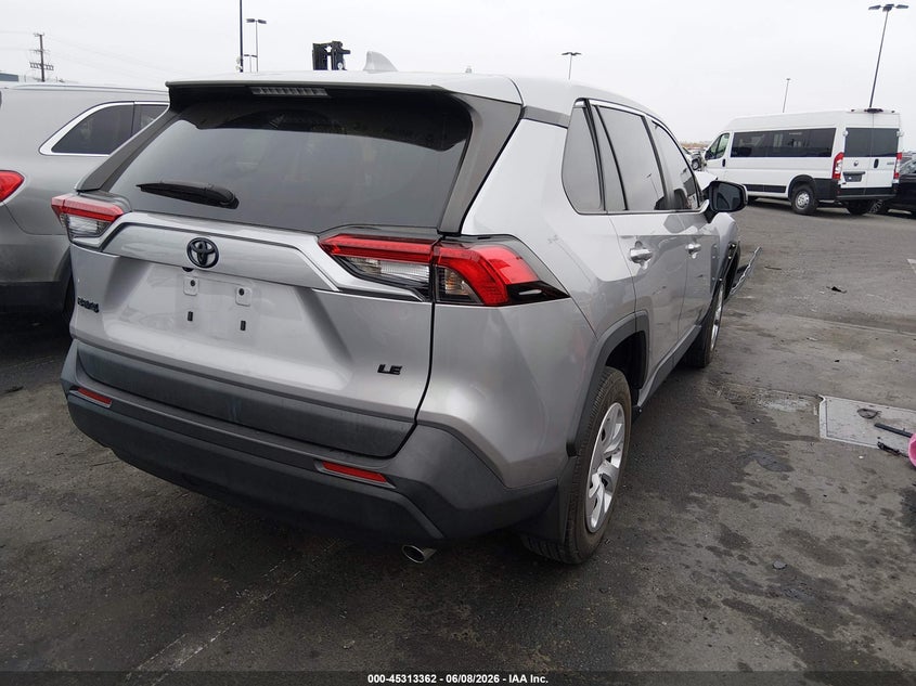 2024 Toyota Rav 4 VIN 2T3H1RFV8RC256095 IAAI salvage auction — FRONT & REAR, Salvage Title, sold $5,600 on 2026-08-14 (photo 4)
