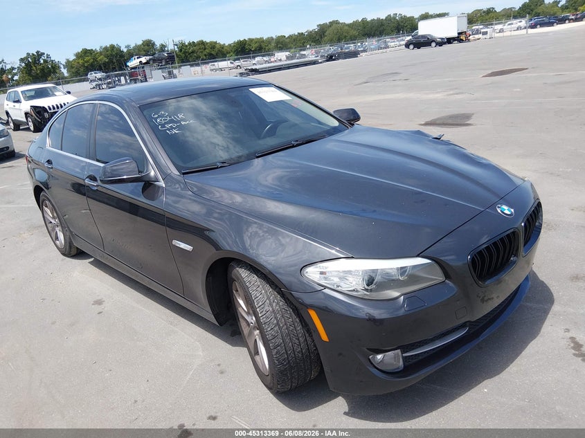 2011 BMW 5 series VIN WBAFR1C53BC744901 IAAI salvage auction — FRONT END, Rebuildable (Florida), sold $1,700 on 2026-08-03 (photo 1)