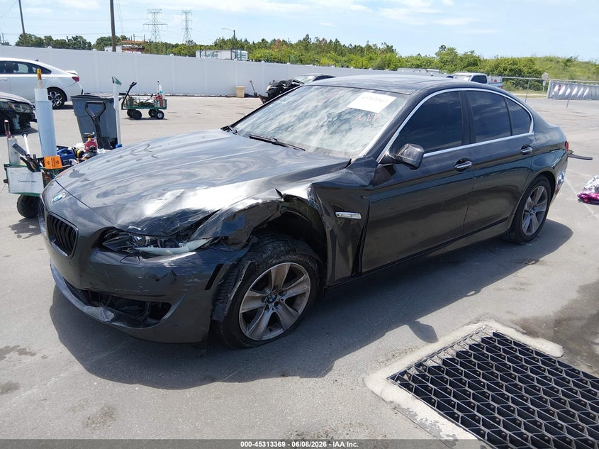 2011 BMW 5 series VIN WBAFR1C53BC744901 IAAI salvage auction — FRONT END, Rebuildable (Florida), sold $1,700 on 2026-08-03 (photo 2)