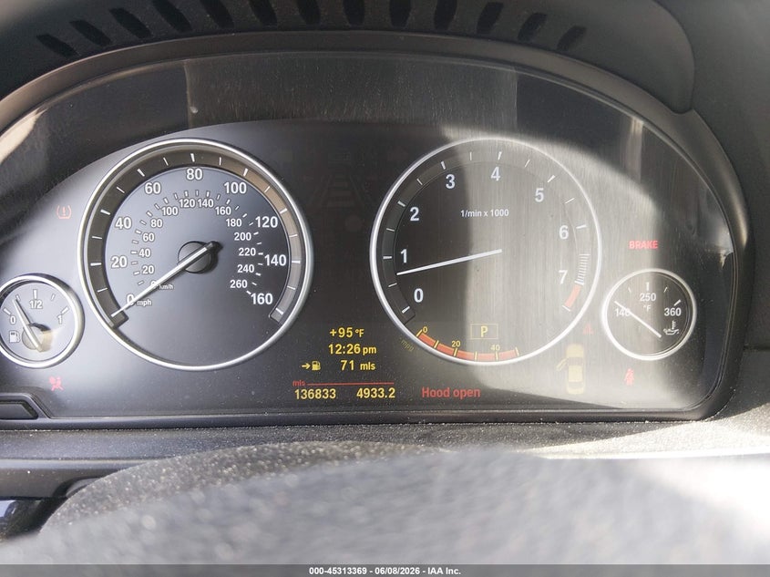 2011 BMW 5 series VIN WBAFR1C53BC744901 IAAI salvage auction — FRONT END, Rebuildable (Florida), sold $1,700 on 2026-08-03 (photo 7)