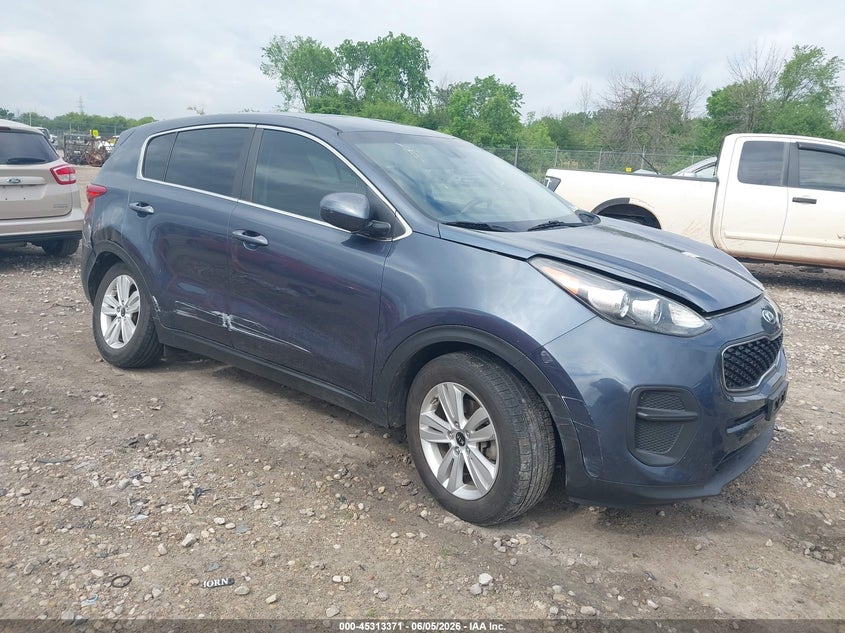 2017 Kia Sportage VIN KNDPM3AC9H7287239 IAAI salvage auction — SIDE, Salvage Title, sold $3,000 on 2026-07-16 (photo 1)