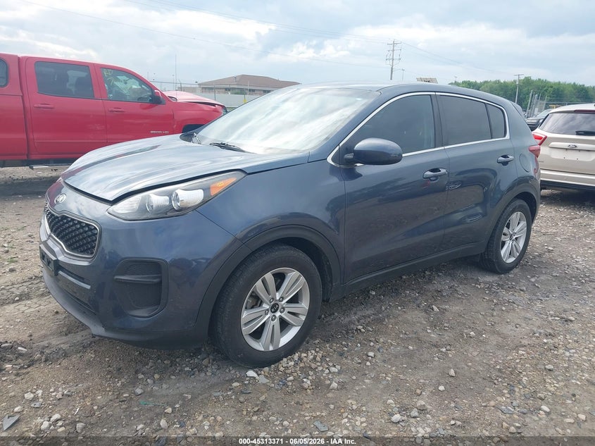 2017 Kia Sportage VIN KNDPM3AC9H7287239 IAAI salvage auction — SIDE, Salvage Title, sold $3,000 on 2026-07-16 (photo 2)
