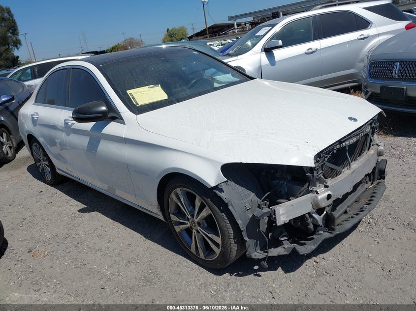 2018 Mercedes-benz C-klasse VIN WDDWF4JB3JR404543 IAAI salvage auction — FRONT END, Wait Title, sold $4,800 on 2026-08-05 (photo 1)