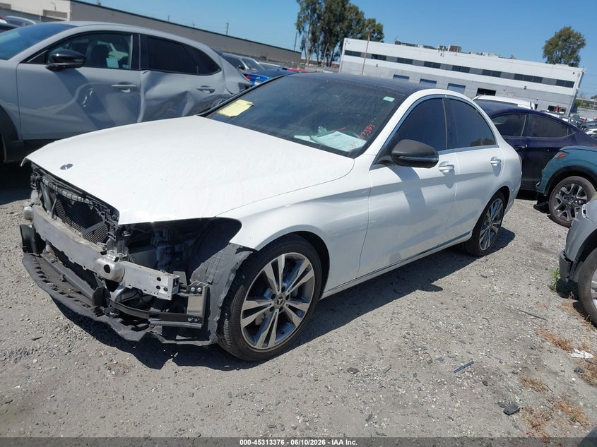 2018 Mercedes-benz C-klasse VIN WDDWF4JB3JR404543 IAAI salvage auction — FRONT END, Wait Title, sold $4,800 on 2026-08-05 (photo 2)