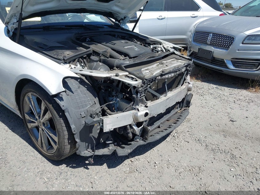 2018 Mercedes-benz C-klasse VIN WDDWF4JB3JR404543 IAAI salvage auction — FRONT END, Wait Title, sold $4,800 on 2026-08-05 (photo 6)