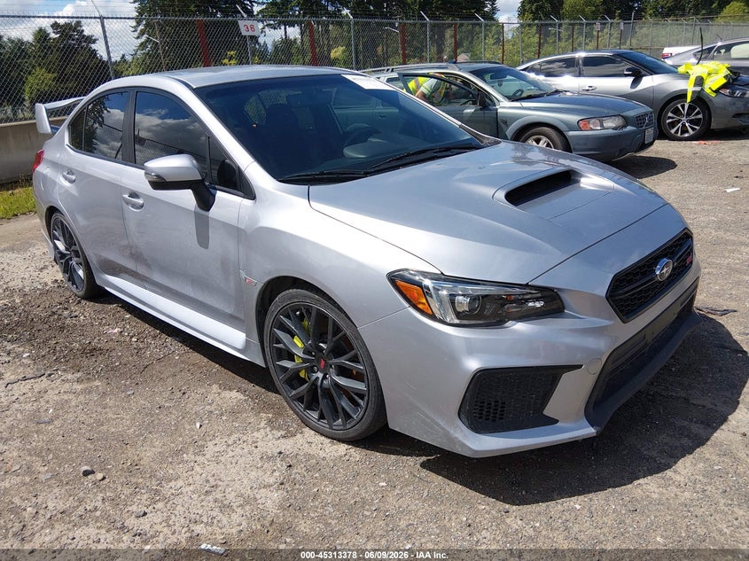2019 Subaru Wrx sti VIN JF1VA2R61K9828312 IAAI salvage auction — LEFT FRONT, Salvage Title, sold $14,150 on 2026-07-15 (photo 1)