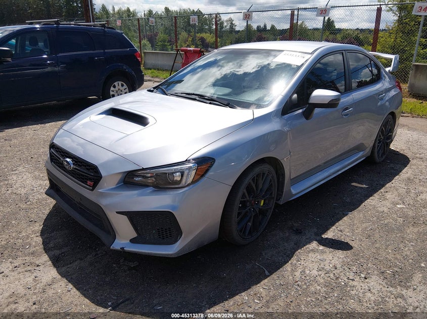 2019 Subaru Wrx sti VIN JF1VA2R61K9828312 IAAI salvage auction — LEFT FRONT, Salvage Title, sold $14,150 on 2026-07-15 (photo 2)