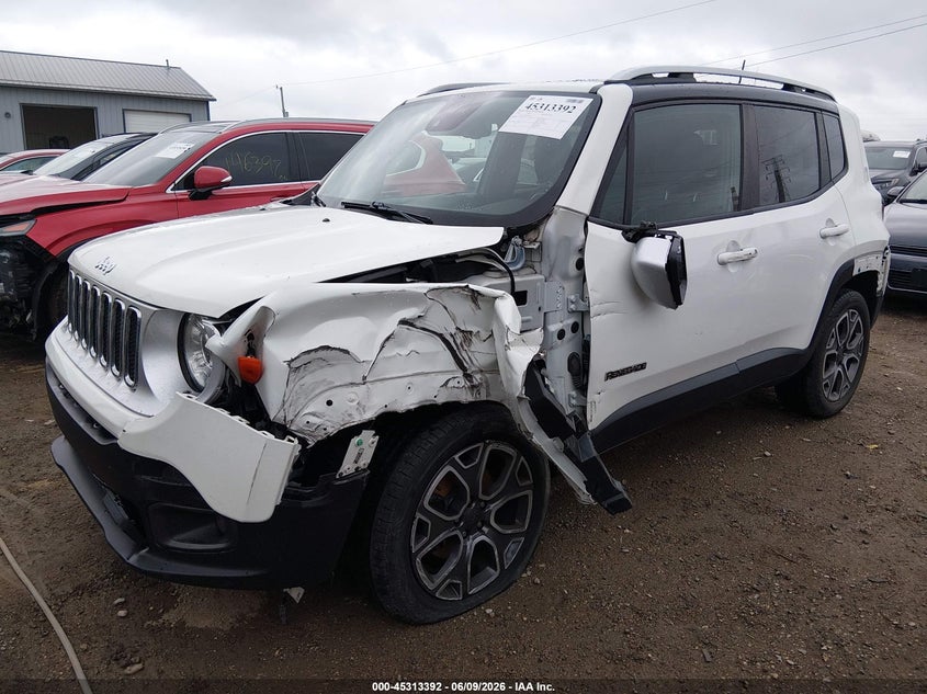 2018 Jeep Renegade VIN ZACCJBDB7JPG76782 IAAI salvage auction — LEFT SIDE, Salvage Title, sold $3,625 on 2026-07-15 (photo 2)
