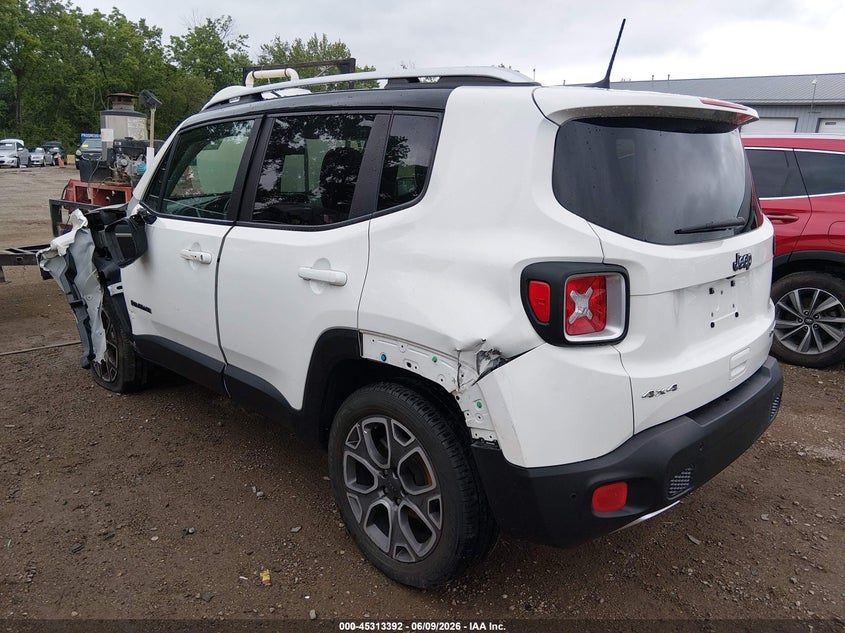 2018 Jeep Renegade VIN ZACCJBDB7JPG76782 IAAI salvage auction — LEFT SIDE, Salvage Title, sold $3,625 on 2026-07-15 (photo 3)