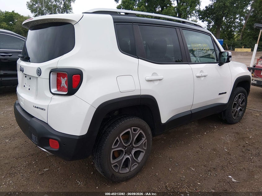 2018 Jeep Renegade VIN ZACCJBDB7JPG76782 IAAI salvage auction — LEFT SIDE, Salvage Title, sold $3,625 on 2026-07-15 (photo 4)