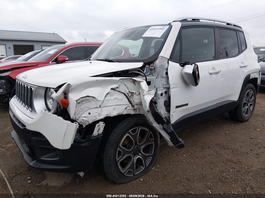 2018 Jeep Renegade VIN ZACCJBDB7JPG76782 IAAI salvage auction — LEFT SIDE, Salvage Title, sold $3,625 on 2026-07-15 (photo 6)
