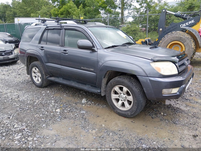 2004 Toyota 4runner VIN JTEBU14R848022732 IAAI salvage auction — LEFT FRONT, Salvage (West Virginia), sold $2,700 on 2026-07-29 (photo 1)