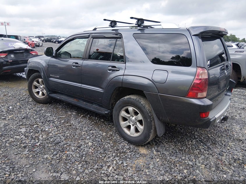 2004 Toyota 4runner VIN JTEBU14R848022732 IAAI salvage auction — LEFT FRONT, Salvage (West Virginia), sold $2,700 on 2026-07-29 (photo 3)