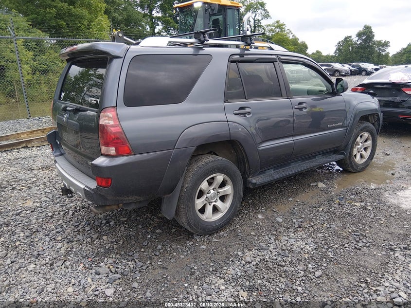 2004 Toyota 4runner VIN JTEBU14R848022732 IAAI salvage auction — LEFT FRONT, Salvage (West Virginia), sold $2,700 on 2026-07-29 (photo 4)