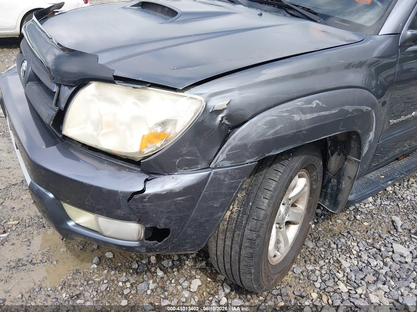 2004 Toyota 4runner VIN JTEBU14R848022732 IAAI salvage auction — LEFT FRONT, Salvage (West Virginia), sold $2,700 on 2026-07-29 (photo 6)