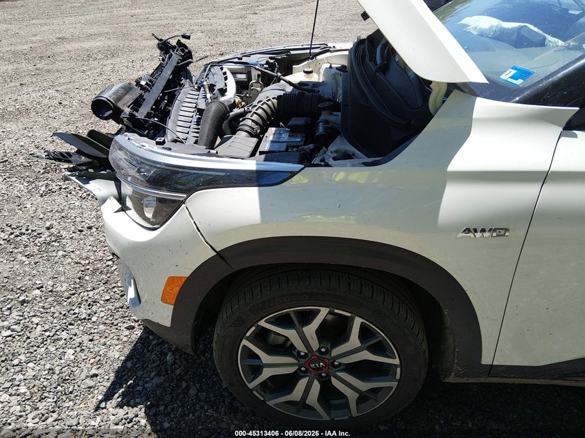 2021 Kia Seltos VIN KNDEUCA24M7193519 IAAI salvage auction — FRONT END, Salvage Title, sold $2,100 on 2026-07-28 (photo 6)